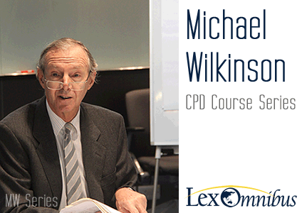 Michael Wilkinson CPD Course Series!